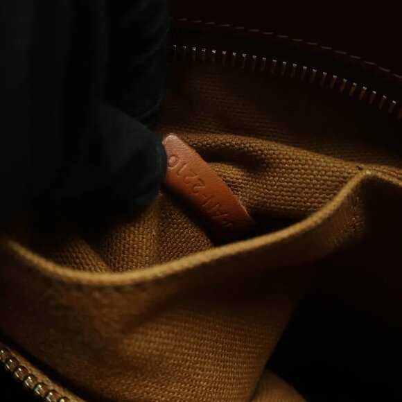 Celine Cabas Brown Canvas Satchel 1289-061925 - Picture 10 of 12